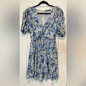 Zara Floral V-neck Romper
